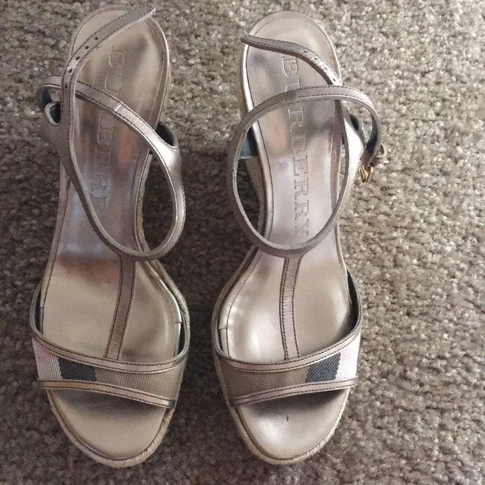 Burberry Wedges Size 37 Barely Worn